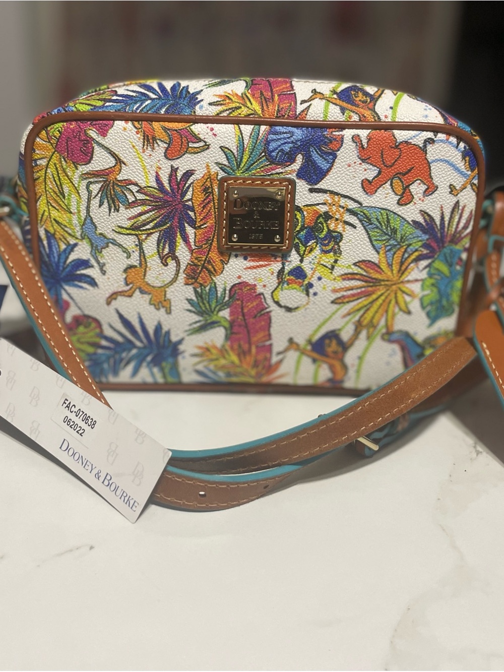 Disney Parks The Jungle Book Dooney & Bourke Crossbody Camera Bag - Picture 2 of 9